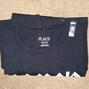 The Children's Place-Black "Mama's Boy" Short Sleeve Tee-(XXL)16